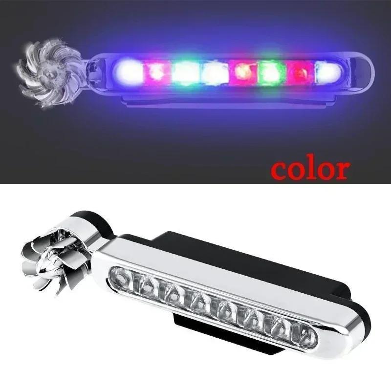 1/2 Stück Auto LED Tagfahrlicht Windkraftbetriebene LED Flutlichtstrahler Zusatzbeleuchtung Motorradlampe Automobil Tagfahrlicht