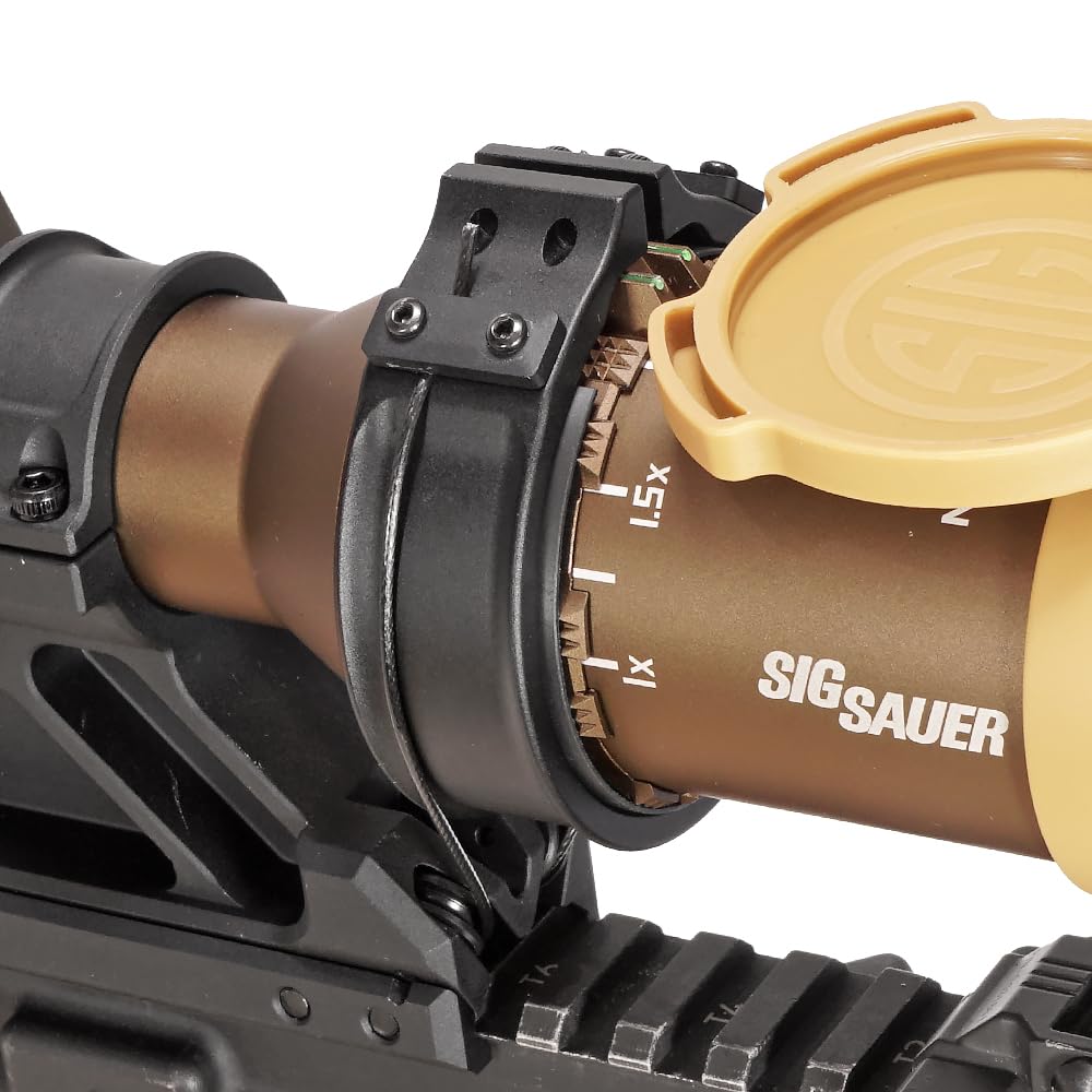 Ryohin Buhin 6068 Aluminum Alloy Evolution Gear ANTIMATTER ScopeSwitch Replica 1.93" High Mount Scope Switch with Offset Mount Base, Black