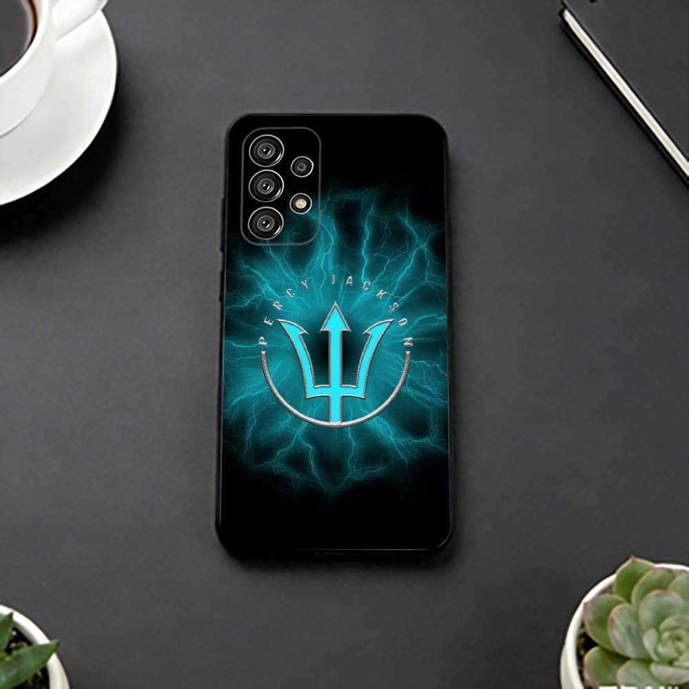 Percy J-Jackson Phone Case Black Silicone Soft For Samsung S25,S24,S21,S22,S23,S30,Ultra,S20,Plus,Fe,Lite