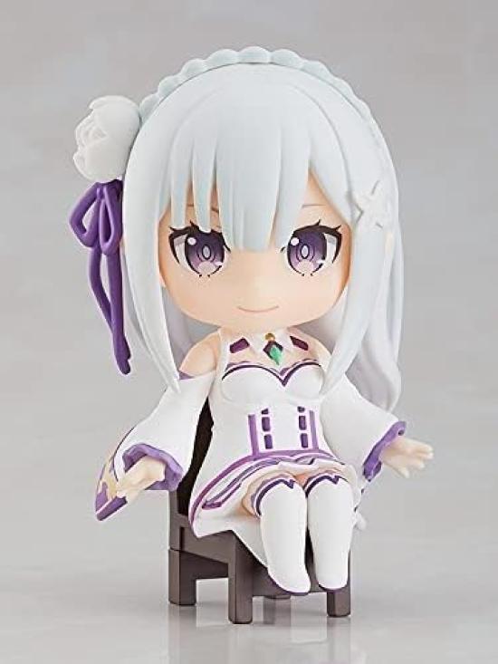 Nendoroid Život v jiném Emilia Plastem malovaná pohyblivá figurka Fialová G12664 Swacchao! ReZERO – Starting World – Non-Scale