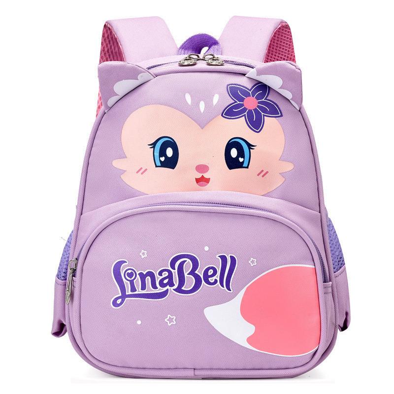 Fashionable Breathable Lightweight School Bag For Kids Water-repellent Fabric фиолетовый