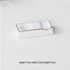 Gold Rim Ceramic Chopstick Rest Set