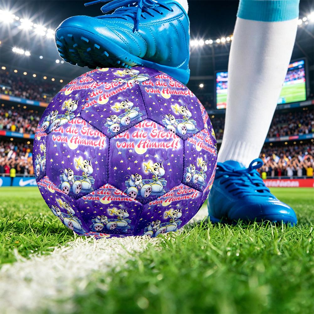 Diddl Print Size 5 Soccer Ball Durable Shock?Absorbing Sports Ball For Training Match Outdoor Playing