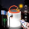 USB Rechargeable Solar LED Camping Lantern with Hanging Feature for Outdoor and Emergency Use
