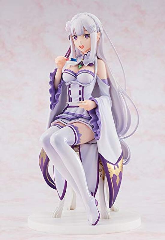 KDcolle Starting Life In Another World Emilia Tea Party Scale ABS PVC Complete Figure ReZero - Ver. 1/7 & Pre-painted