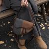 Bag women's bag new fashion often shoulder bag trendy texture messenger bag niche contrasting color splicing saddle bag