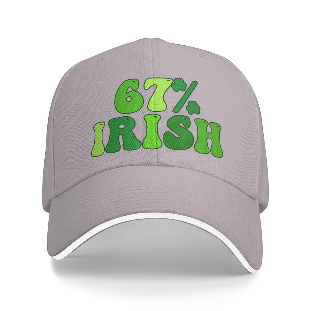 67 Percent St Patricks Day 6 7 Six Seven Meme Irish Baseball Cap Spring Fashion Trucker Hat For Men Outdoor Gym Baseball Caps
