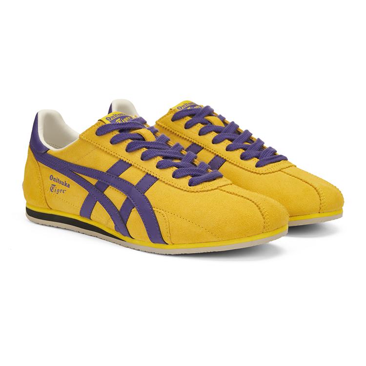 ONITSUKA TIGER Runspark Retro Comfortable Durable Low-Top Lifestyle Casual Shoes Unisex Casual Shoes Yellow 1183C338-751