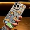 Capybara Phone Case for iPhone 12 Pro Max/13/14/15/16/17 Silver, Cross-Border Niche