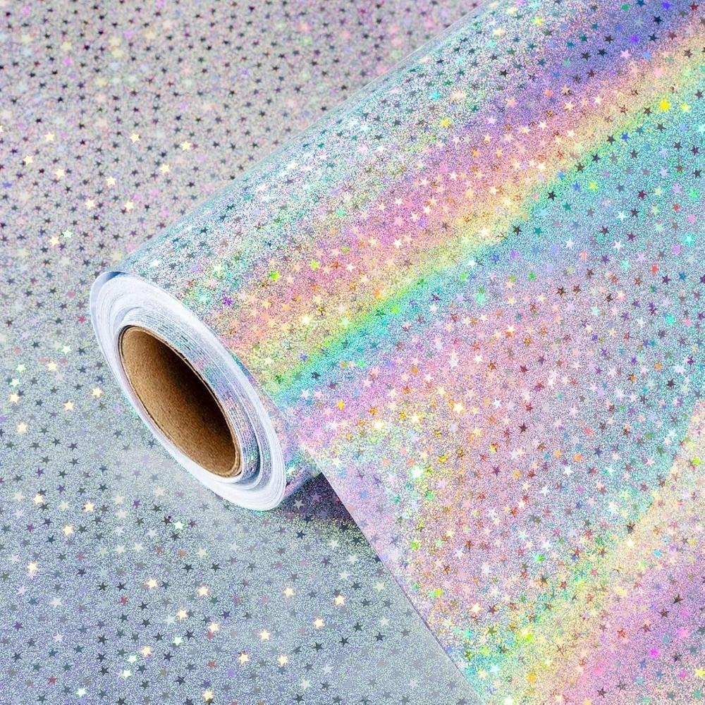 300cm Dárkový balicí papír DIY Řemesla Lesklý balicí papír Gradientní laserový balicí papír Dárky