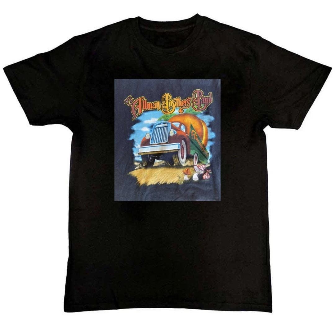 Vintage Allman Brothers Band Graphic Print Mens T-Shirt XXL