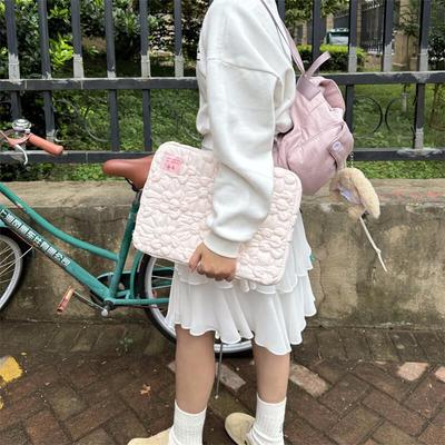 Li Shen Embroidered Bubble Flower Laptop Tablet Sleeve