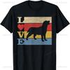 Labrador Retriever Dog Lover Retro Vintage Dog Owner Gift Cotton TShirt Men Clothing Streetwear Pro Choice Casual Fashion Tops