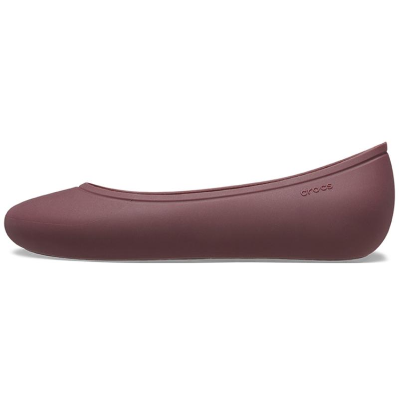 Crocs Comfortable Lightweight Versatile Flat Casual Shoes Brooklyn Flats Women s Dark Cherry 36-37 14980₽