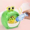 Handheld Bubble Machin New Porous Plastic Bubble Blower Cartoon Frog Soap Water