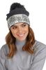 Liliana Pompon Fox Women' Graphite Hat with Pompom