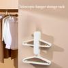No Punching Suction Cup Hanger Storage Rack Retractable Storage Home Bedroom Suction Cup Wall Hanging Clothes Drying Support