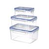Food-Grade Transparent Rectangular Storage Box with Lid