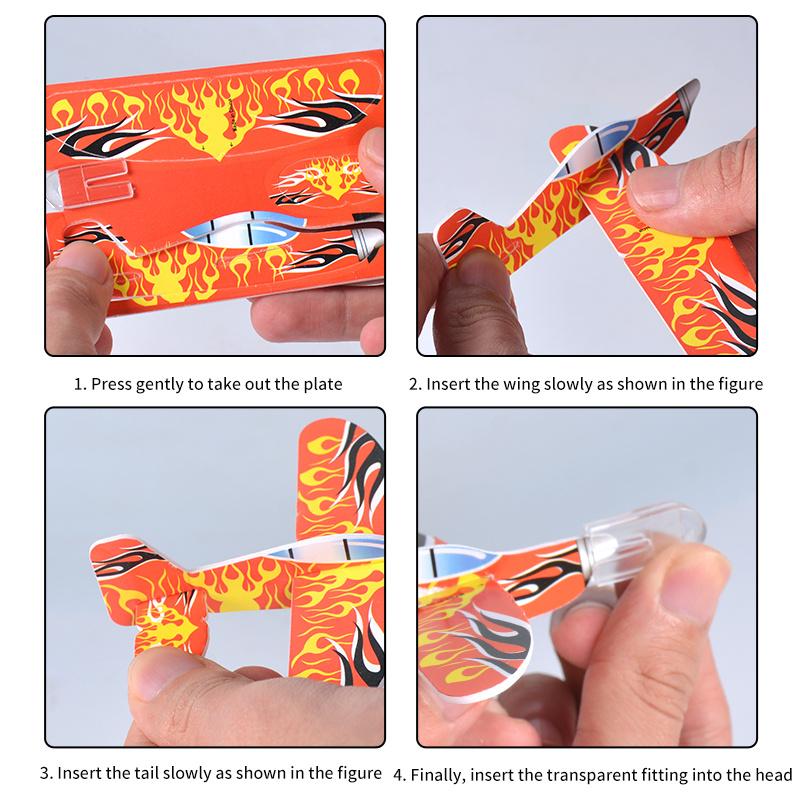 10 stk Fly Flying Bird Leker Barn Barn Utendørs lekesett for barn Leketøy Party Favoritt Fly Karnevalspriser