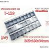 SMT Patch Electronic Organizer: Resistor & Capacitor Grid Plastic Box