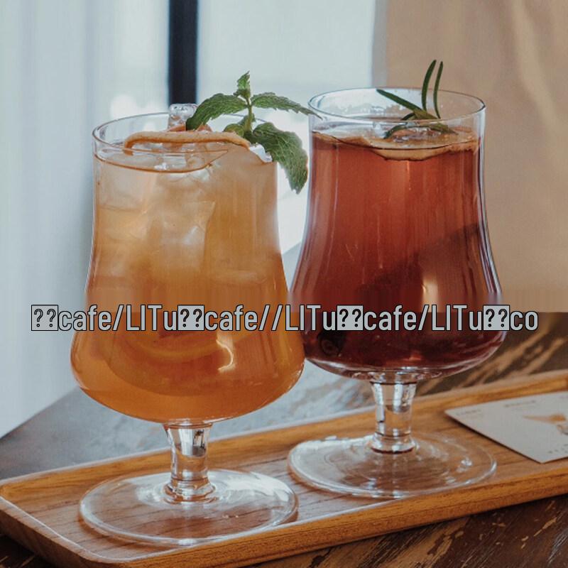 Ins Style Short-Legged Glass Beverage Cup