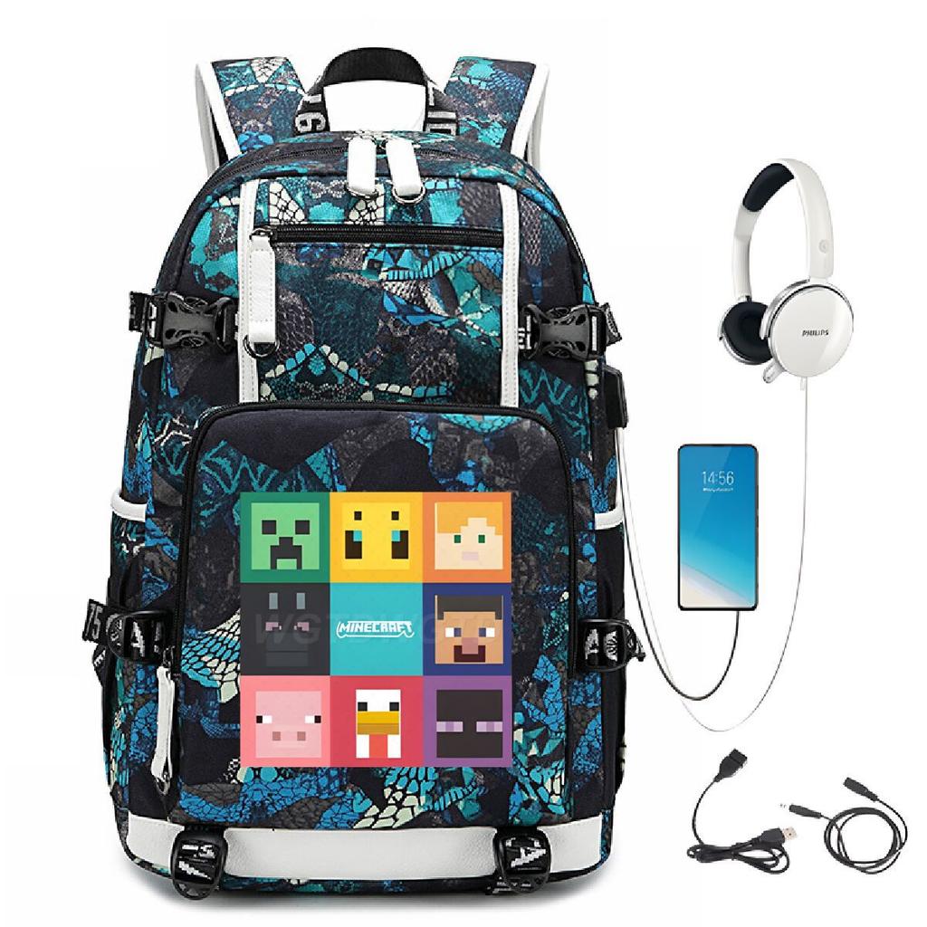 Game Merchandise Outdoor Travel Bag Large Capacity Usb Backpack