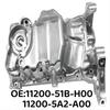 Motorölwanne aus Gusseisen für Honda Vezel, Teilenummern 11200-51B-H00/11200-5A2-A00.