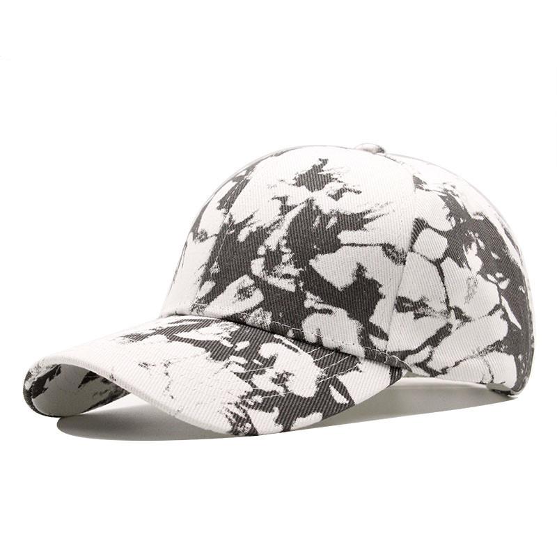 New tie-dye baseball cap men's and women's fashion trend cap spring and summer outdoor leisure visor
