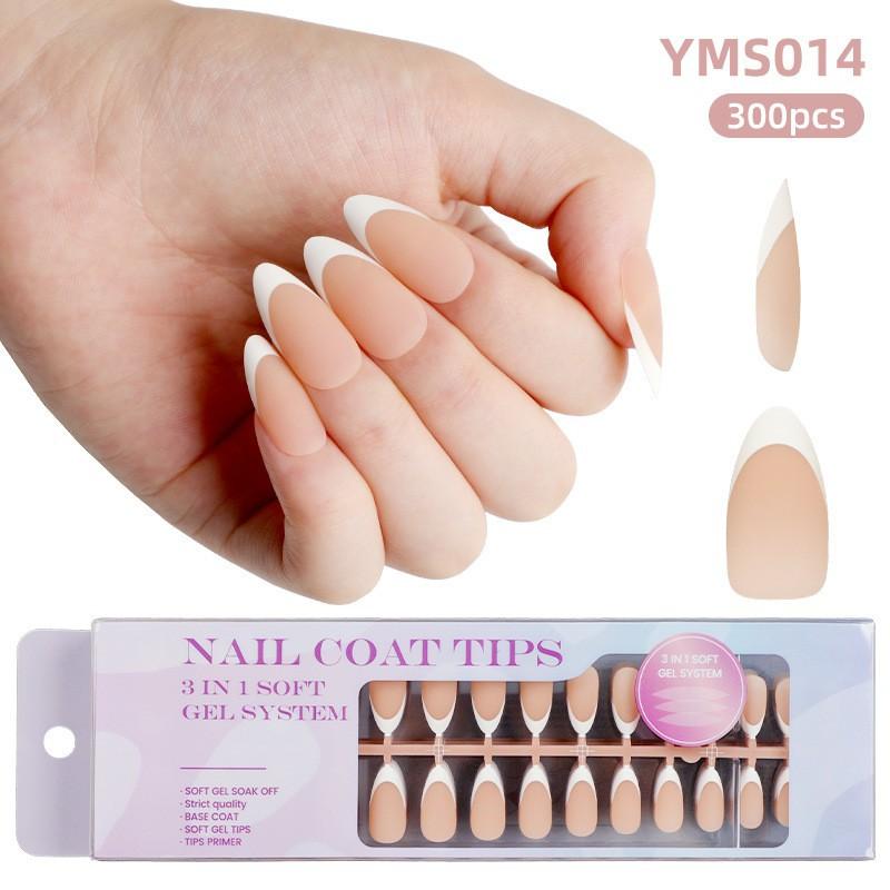 

Prefabricated French Nail Art With No Base Color Matte Finish Glossy Specifically Designed Salons. Handmade Wearable Pieces