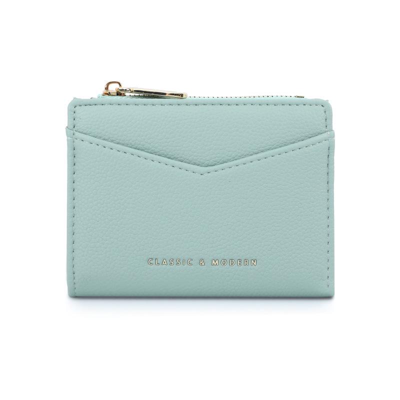 Tailian Lychee Pattern Women's Short Wallet with Multi-Card Slots and Coin Purse