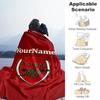 Arsenal Customize Your Name Blanket Throw Personalized Blanket Comfortable Versatile for Living Room Livingroom Office Home Decor Ideal for All Season