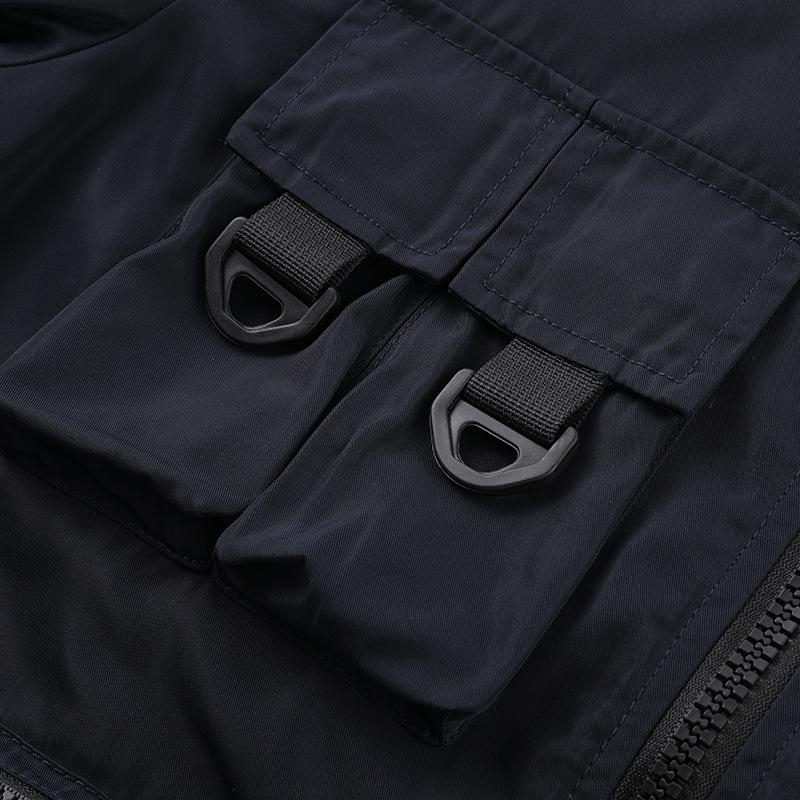 Men's Multi-pocket Water-resistant Bomber Jacket - European & American Style 8809