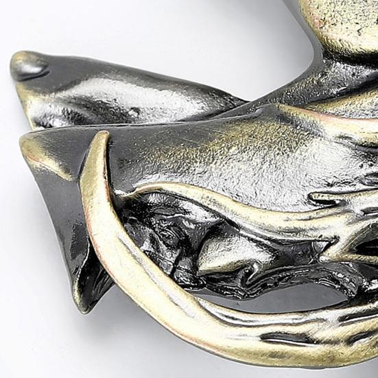 Alloy Horse Head Brooch Women Men Metal Horse Lapel Pin Animal Sweater Dress Suit Clothing Accessories Jewelry Gift