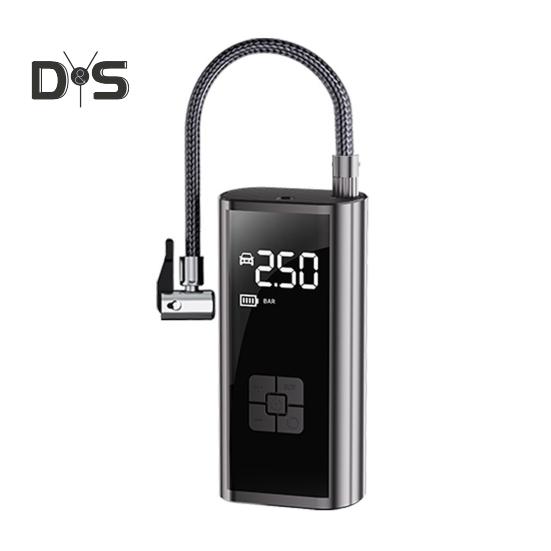 

Автомобильный воздушный насос для накачивания шин с высокоточным манометром, цифровым дисплеем, функцией Power Bank, электрический автоматический воздушный насос 120PSI с освещением SOS set