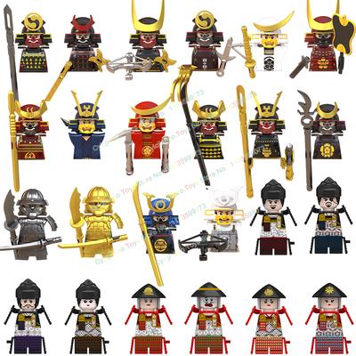 NEW Medieval Samurai Armor Building Blocks Mini Action Figures Bricks Educational Toys For Kids Gifts N326-333 WM6090 WM3096