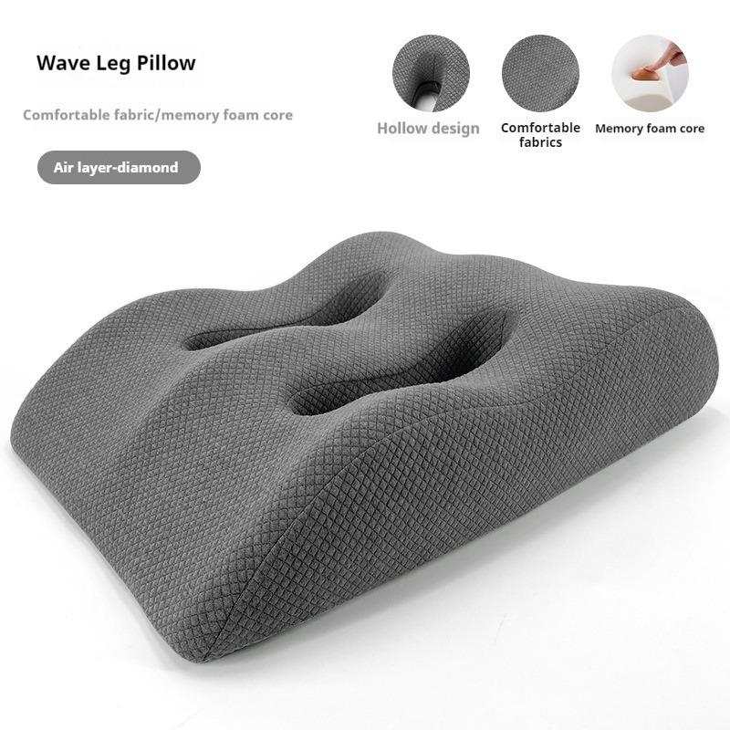 Ergonomic Memory Foam Leg Foot Raiser Pillow Support Cushion Foot Stress Relief Cushion Massage Support Body Pillow For Pregnant темно-серого