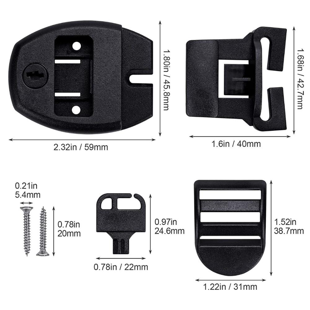 

Bathtub Cover Latch Replacement Kit with Adjustable Strap and Key Lock for Spa Covers Providing Security and Wind Protection China Mainland