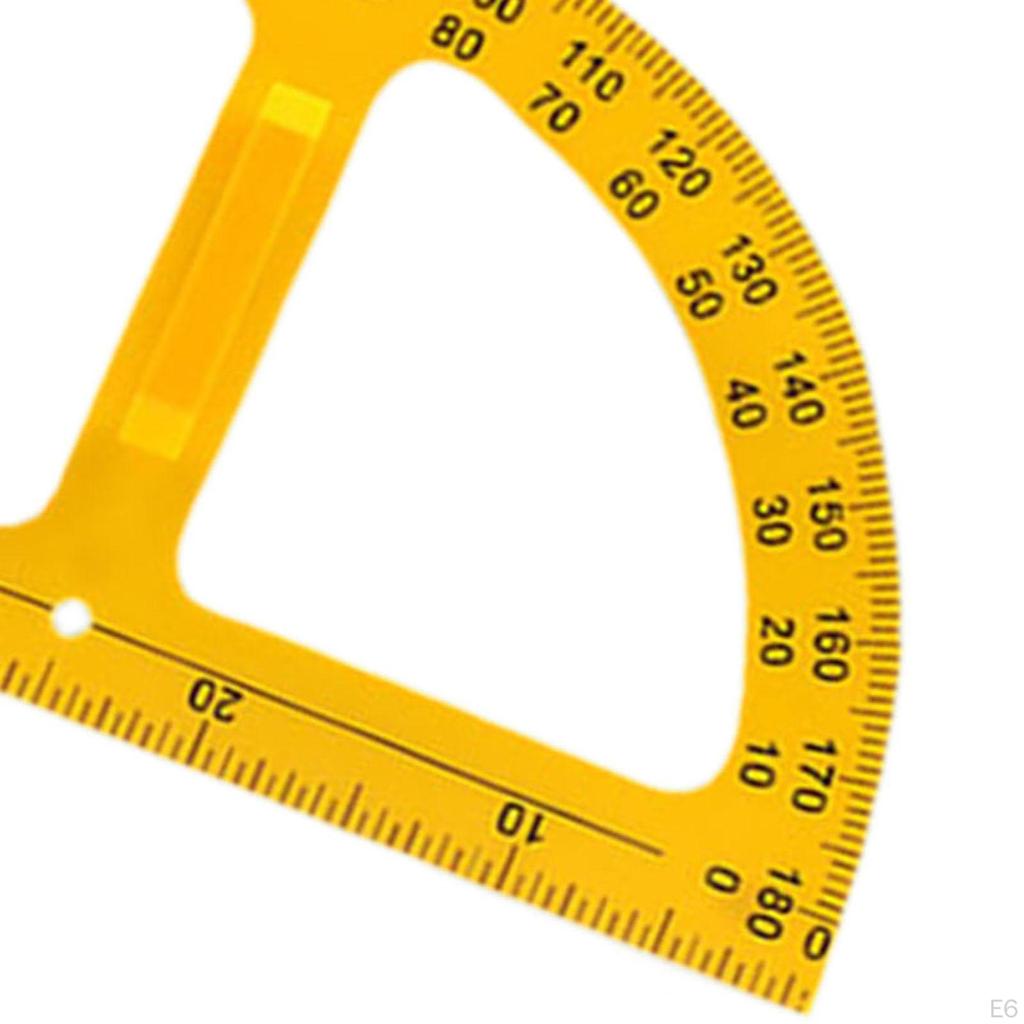 Geometrie-Lineal für den Mathematikunterricht, Winkelmesser und Zeichnungen