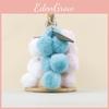Mini Grape Plush Toy Soft Short Fur Keychain Gift For Girls Decor Couples