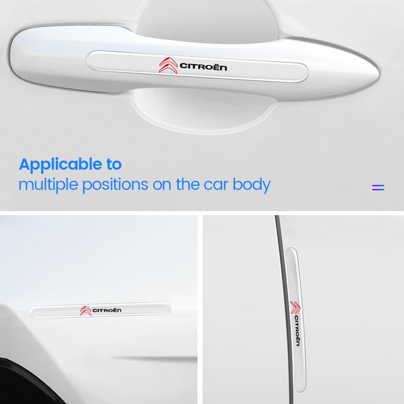 Car Transparent Door Handle Protection Exterior Styling Door Bowl Stickers For Citroen C1 DS3 C2 C3 Vts C4 Saxo C4L C5 C6 C8