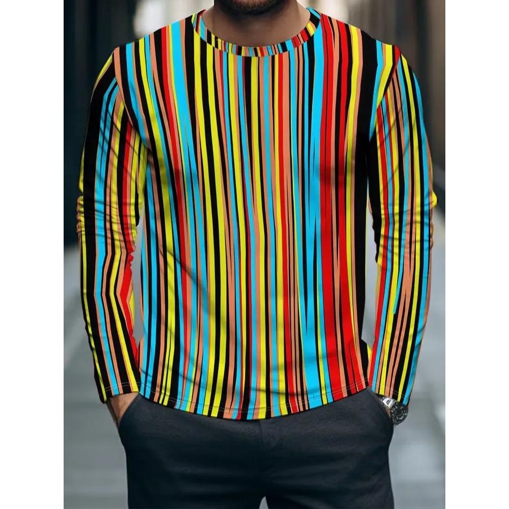 Fashion Men's Long Sleeve Casual Comfort Top Soft Versatile Pullovers Long Sleeves Men’s