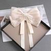 Bow Ribbon Barrette For Women Girls Simple Bow Hairpins Wedding Hair Accessories Elegant Temperament Hair Clips Gifts