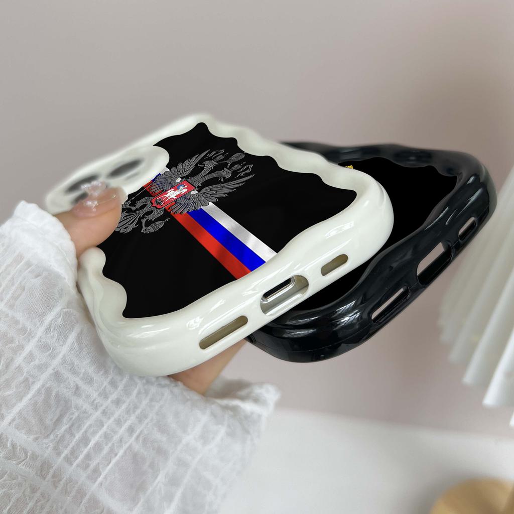 LZ15 Emblem of Russia design Clear Soft Wave Phone Cases for Xiaomi 11 Lite Redmi Note13 12 8 Pro 9 12C A3 Infinix Smart 8 Tecno Protection Back Cover