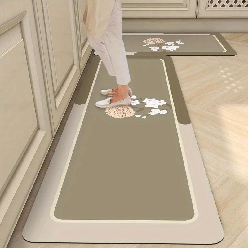 Küchenbodenmatte: Wasserabsorbierende, schnelltrocknende, rutschfeste, schmutzabweisende, pflegeleichte, weiche Kieselalgen-Schlammmatte