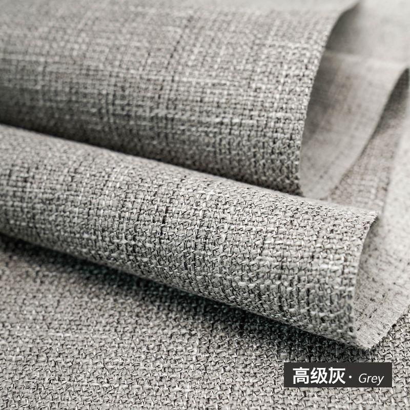 Dicker bunter Baumwollleinenstoff pro Meter für Sofa Tischdecke Kissenbezüge Taschen DIY Nähen Polsterstoff Weich Beige Blau