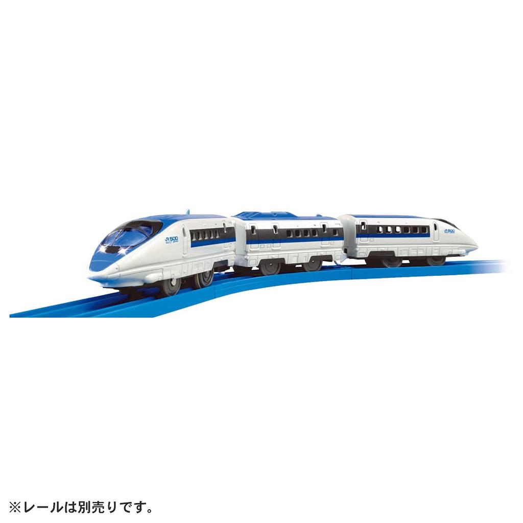 Takara Tomy 500 Series Shinkansen with Lights Power Train Toy for ages 3 and Meets toy safety standards and is ST mark "Plarail S-02 (High Light)" up.