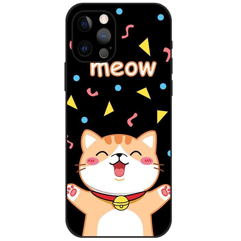 For iPhone 12 Pro Case iPhone12 Pro Bumper Silicon TPU Soft Phone Cover For iPhone 12 Pro Max / 12 Mini Case Cartoon Funda 12Pro