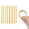 8 Stück Unsichtbarer Ringgrößenversteller, Elastisches Federseil & Gummipad für lockere Ringe, Harzbefestigungselement, Universelle Passform
