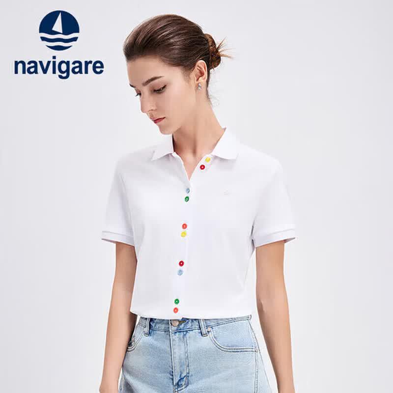 Navigare Women s Short Sleeve Slim Fit Knit Lapel Cardigan M
