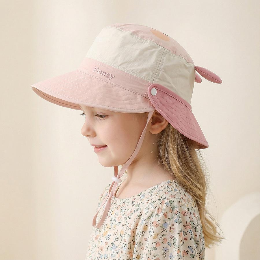 Baby Hat - Summer Sun Hat for Boys, Baby Boy s Fedora, Girl s Outdoor Sun Hat for Protection from the Sun, Children s Fisherman Hat 2-7Y розовый